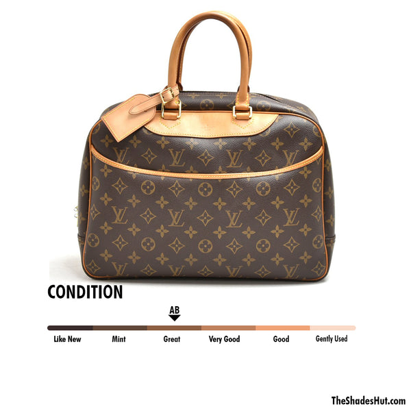 Louis Vuitton Deauville Monogram Canvas Handbag LV purse