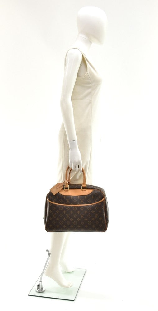 Louis Vuitton Deauville Monogram Canvas Handbag LV purse