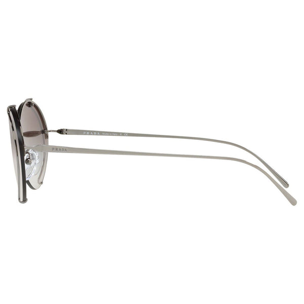 Prada Oval Women's Sunglasses w/Mirrored Lens PR60US-5AV5O0-63