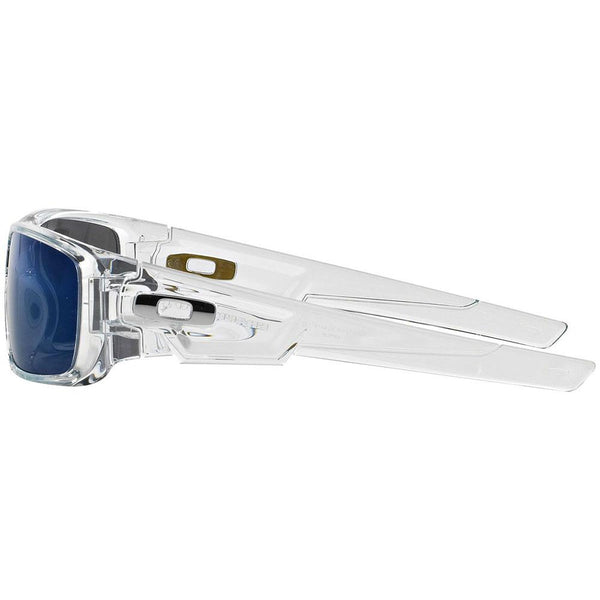 Oakley Crankshaft Polished Clear/Ice Iridium Men Sunglasses OO9239 04