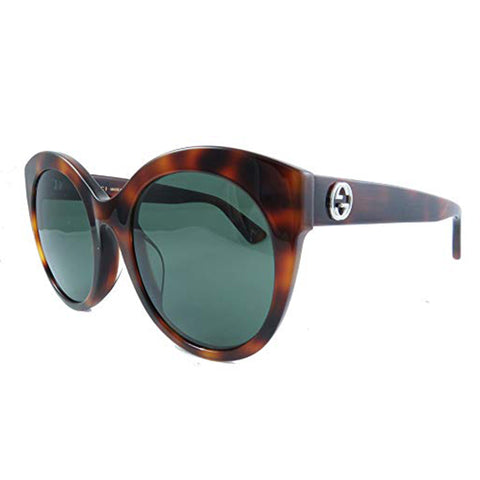 Gucci Sunglasses Havana w/Grey Lens Women GG0028SA-002