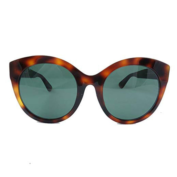 Gucci Round Women's Sunglasses with Grey Lens GG0028SA-002