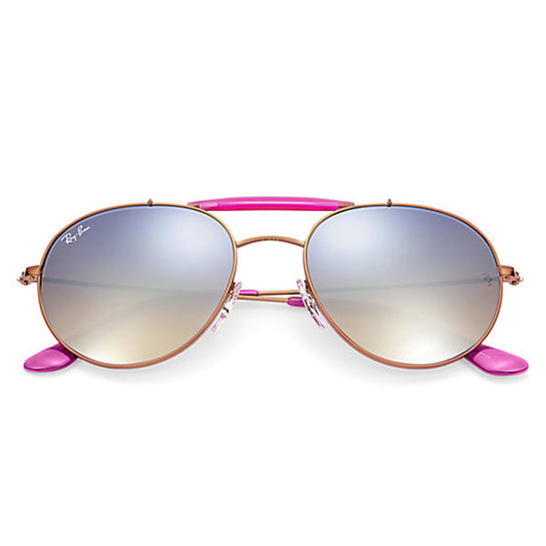 RayBan Aviator Unisex Sunglasses with Gradient Lens RB3540 198/9U-56