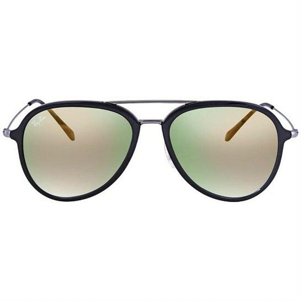 Ray-Ban Grey & Gold Aviator Shape Gradient Unisex Sunglasses Rb4298 6333YO