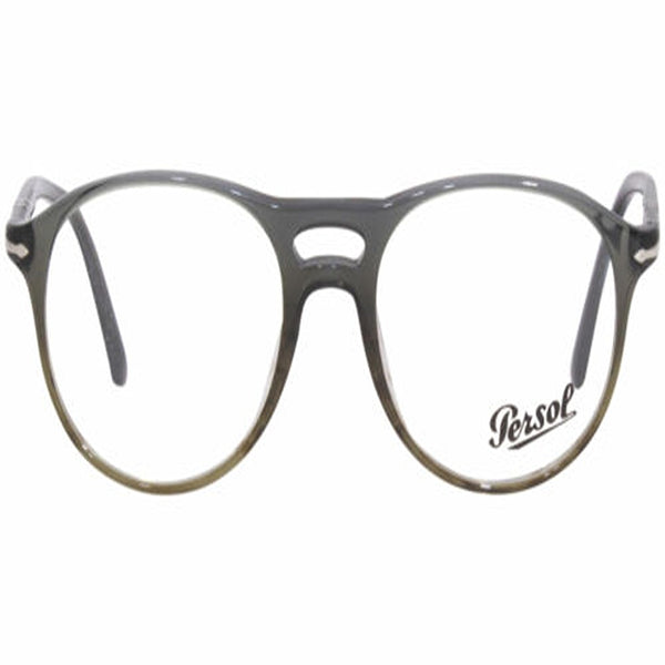 Persol Men's Round Demo Lens Eyeglasses PO3202V 1012