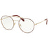 Miu Miu women Oval Demo Lens Eyeglasses MU51RV R1J101