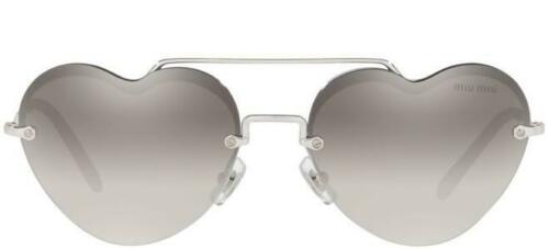 MIU MIU MU62US 1BC5O0 FOREVER IN LOVE Grey Mirrored
