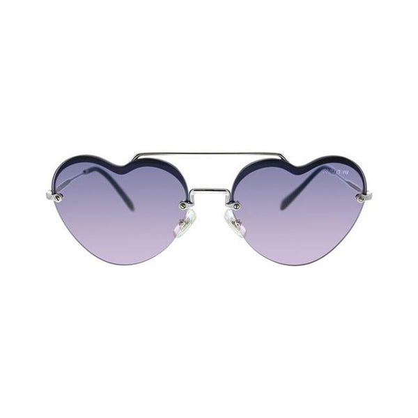 MIU MIU Sunglasses Purple Gradient Women's MU62US 1BC157 LOVE