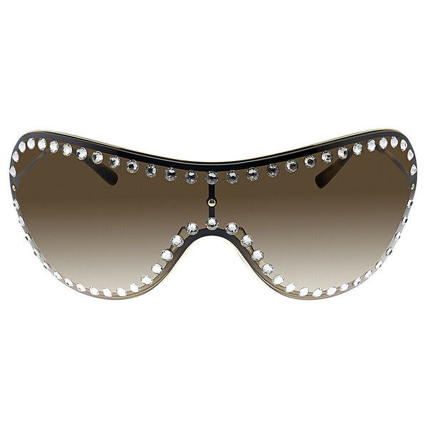 MIU MIU Sunglasses MU51VS ZVN6S1 Shield Gold Frame Gradient