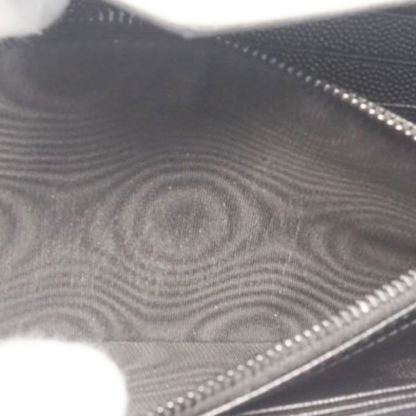 YSL Leather Monogram Wallet