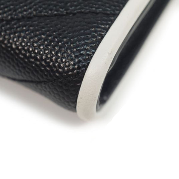 YSL Leather Monogram Wallet