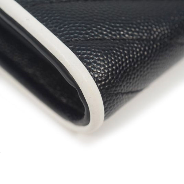 YSL Leather Monogram Wallet