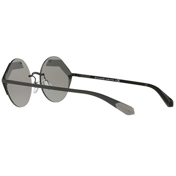Bvlgari Round Women's Sunglasses W/Grey Silver Lens BV6089-1286G-55