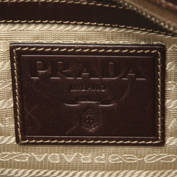 Prada Canapa Logo Canvas Handbag