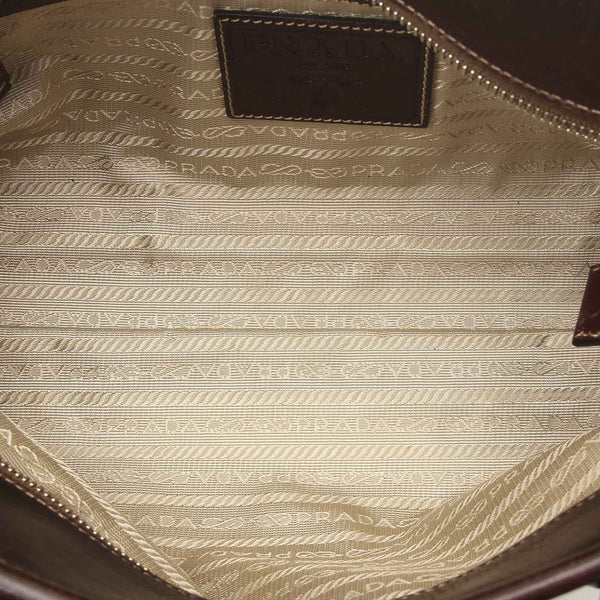 Prada Canapa Logo Canvas Handbag