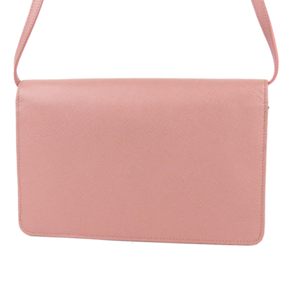 Prada Saffiano Leather Wallet on Strap