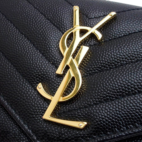 YSL Monogram Leather Wallet