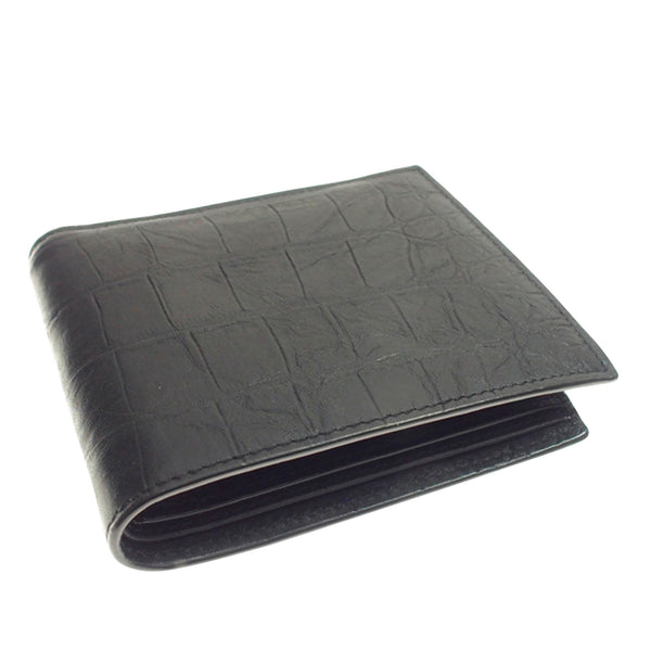 YSL Monogram Embossed Leather Wallet