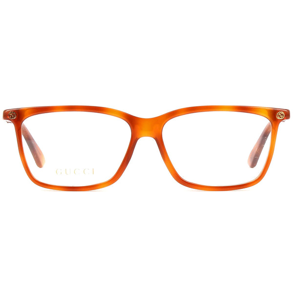 Gucci Rectangular Women's Eyeglasses Havana w/Demo Lens GG0094O 008