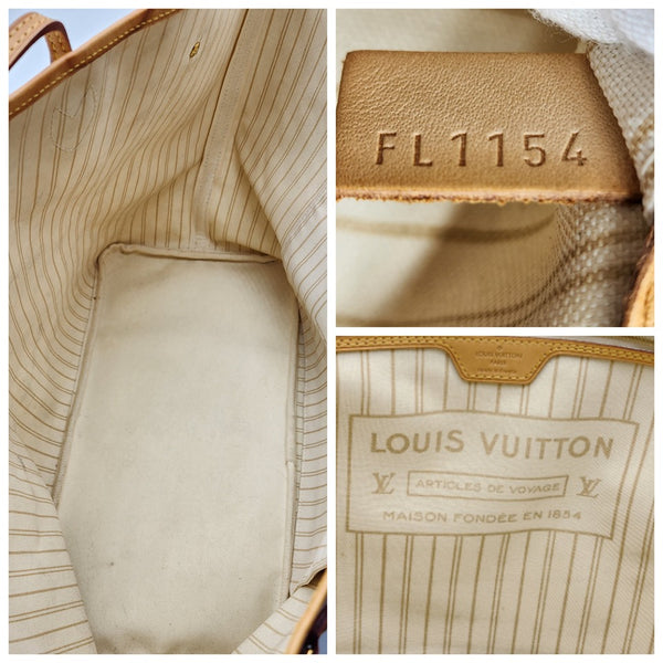 Louis Vuitton Neverfull GM Tote in Damier Azur Canvas | Excellent Condition