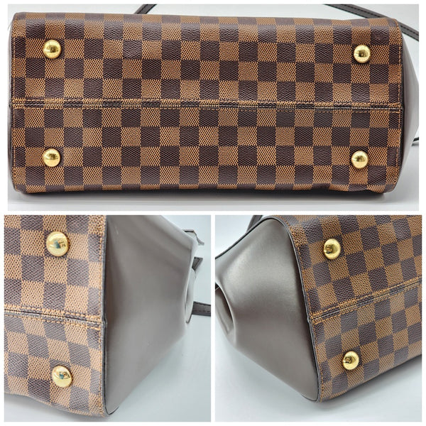 Louis Vuitton Rivoli MM Damier Ebene Satchel | Like New Condition
