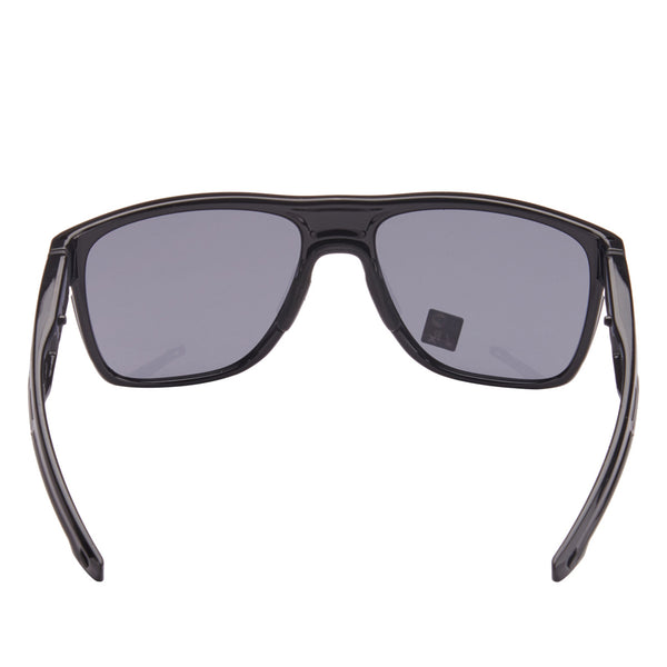 Oakley Crossrange XL Polished Black Gray Polarized RX Sunglasses OO9360 01