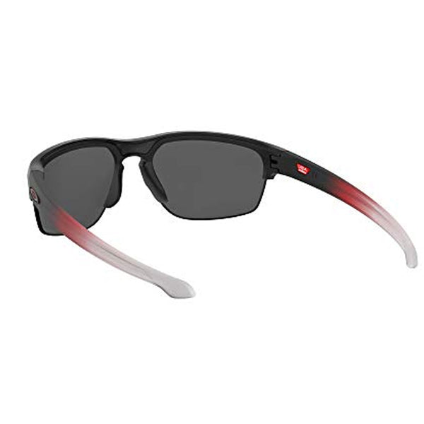 Oakley Sliver Edge Ignite Red Fade w/PRIZM Black Polarized Lenses OO9414-09