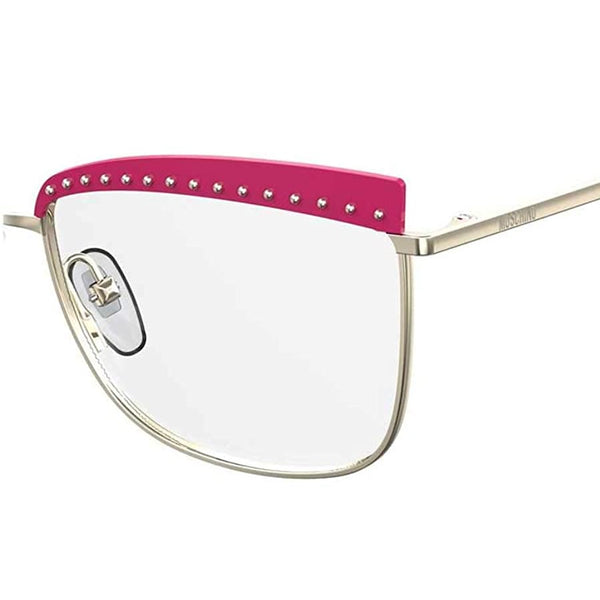 MOSCHINO MOS531 Eyeglasses Fuchsia Frame Clear Lens 55 mm