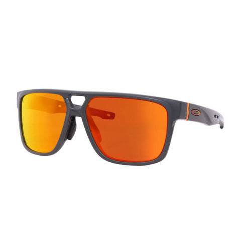 Oakley Crossrange Patch sunglasses Matte Grey Prizm Ruby OO9391-03 Asian red