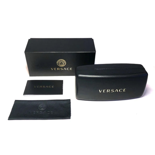 VERSACE VE3271 5304 Transparent Brown Cat Eye Women's 54 mm Eyeglasses