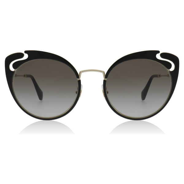 Miu Miu Sunglasses MU57TS 1ABOA7 Black Gold/Grey Gradient Polarized