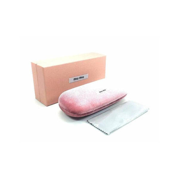 Miu Miu MU52QV 1AB1O1 Shiny Black Gold Grey / Demo Lens Eyeglasses