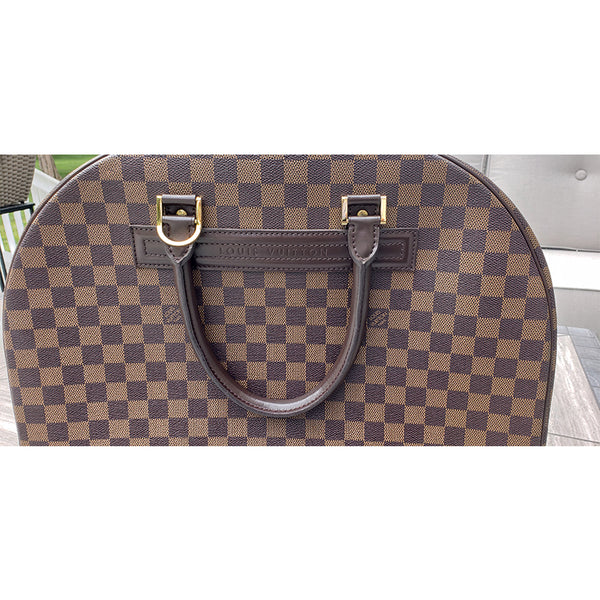 Louis Vuitton Nolita Ebene Damier Canvas Handbag