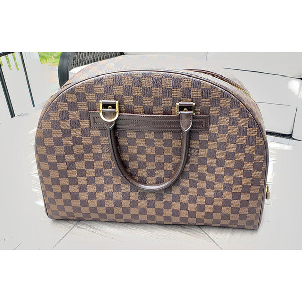 Louis Vuitton Nolita Ebene Damier Canvas Handbag