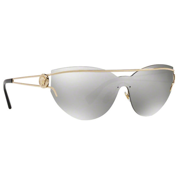 Versace Women's Sunglasses Pale Gold w/Silver Lens VE2186 12526G/38