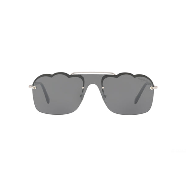 MIU MIU Sunglasses MU55US 1BC175 CLOUD Frame Grey Gradient Women's