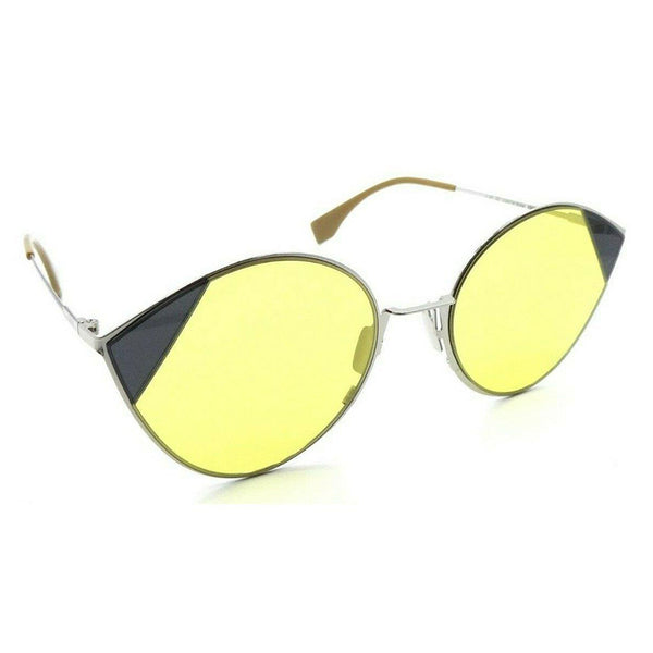 Fendi Sunglasses FF 0341/S B1ZHO Silver Gold / Yellow