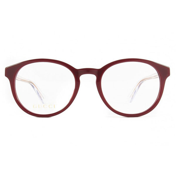 Gucci Round Women's Eyeglasses Burgundy W/Demo Lens GG0485O 004