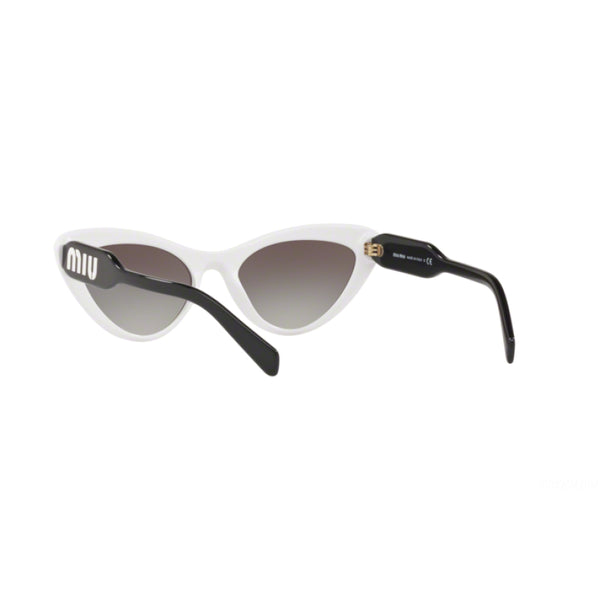 MIU MIU Sunglasses MU05TS 4AO5O0  Core Collection White Mirrored