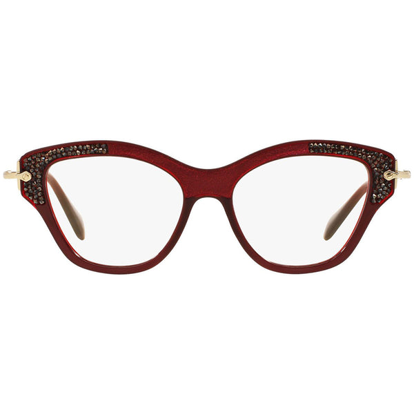 MiuMiu Women Eyeglasses Red w/Demo Lens MU07OV TKW1O1
