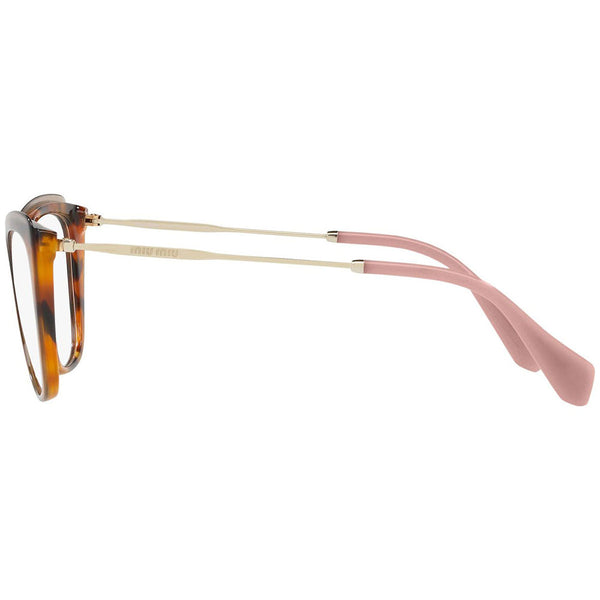 MiuMiu Cat Eye Women's Eyeglasses Havana w/Demo Lens MU02QV VX81O1