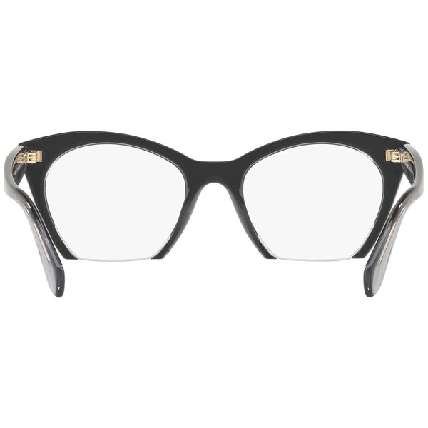 Miu Miu Women's Eyeglasses Transparent Black W/Demo Lens MU03QV H5X1O1