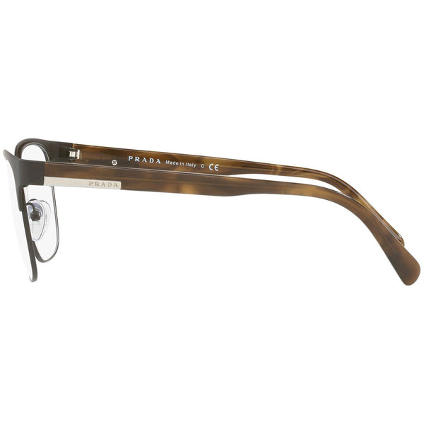 Prada Rectangular Men's Eyeglasses Demo Lens PR57UV ROU1O1