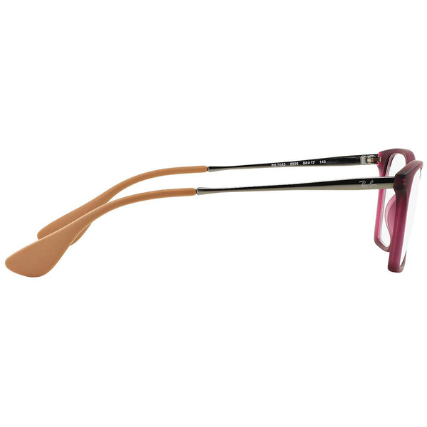 RayBan Rx Eyeglasses Purple Color w/Demo Lens Unisex RX7053 5526 54