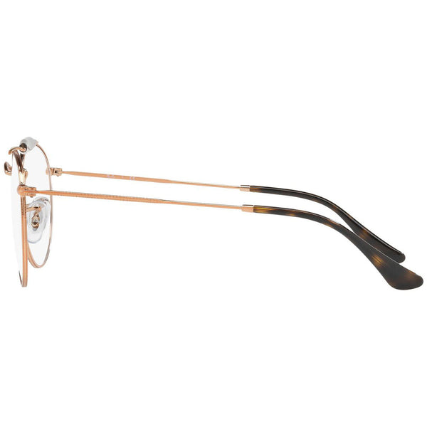 RayBan Round Unisex Eyeglasses Shiny Copper w/Demo Lens RX3747V-2943