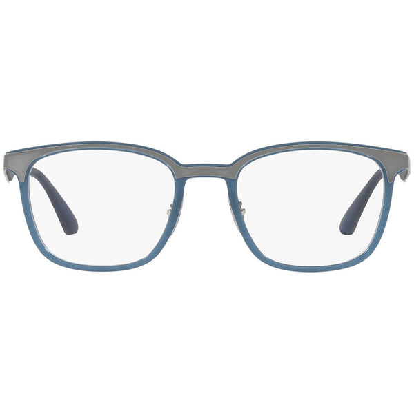 RayBan Square Unisex Transparent Eyeglasses with Demo Lens RX7117-8019
