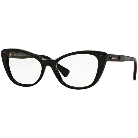 Versace Cat Eye Eyeglasses Women's w/Demo Lens VE3222B GB1