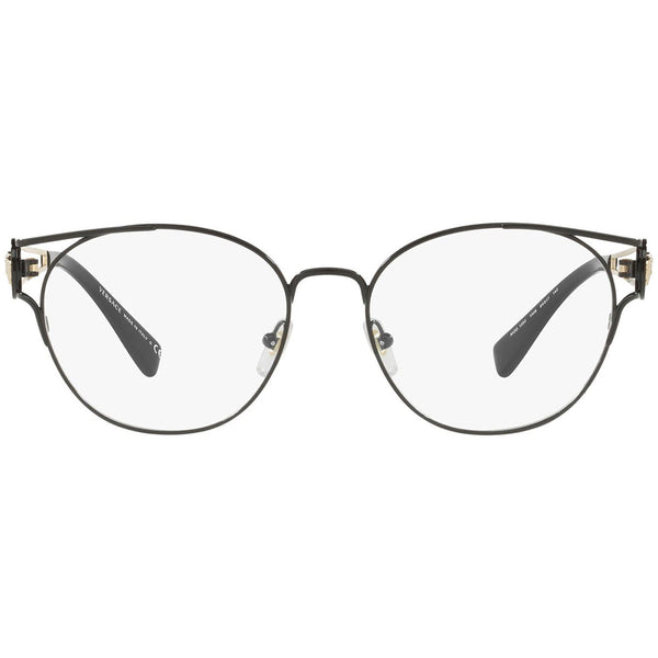 Versace Round Women's Eyeglasses Black Frame w/Demo Lens VE1250 1009