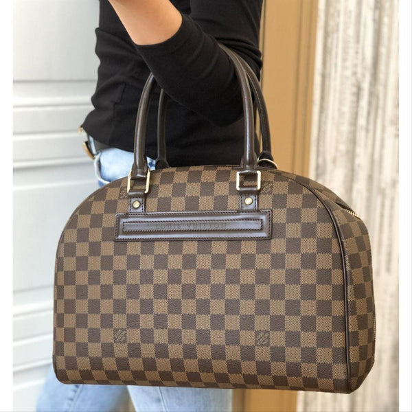 Louis Vuitton Nolita Ebene Damier Canvas Handbag
