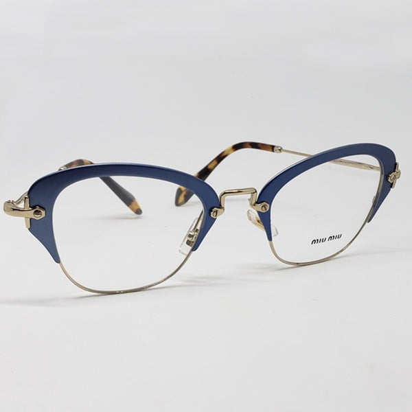 MiuMiu RX Cat Eye Women's Eyeglasses Frame w/Demo Lens MU53OV VA7-1O1